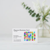 Kindertagesstätten-Visitenkarte Visitenkarte (Stehend Vorderseite)