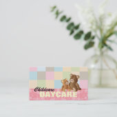 Kindertagesstätten-Visitenkarteschablone Visitenkarte (Stehend Vorderseite)