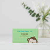 Kindertagesstättenkinderbetreuung babysitting telefonnummerkarte (Stehend Vorderseite)