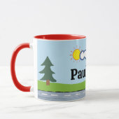 Kindertasse - Feuerwehr | personalisierbare Tasse (Links)