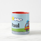 Kindertasse - Feuerwehr | personalisierbare Tasse (Zentrum)