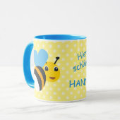 Kindertasse Hummel - Hier schlürft | Tasse (Vorderseite Links)