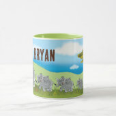 Kindertasse Niedliche Elefanten - Afrika Savanne | Tasse (Zentrum)