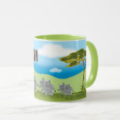Kindertasse Niedliche Elefanten - Afrika Savanne | Tasse (VorderseiteRechts)