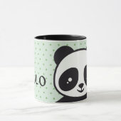 Kindertasse Pandabär - grün | Tasse (Zentrum)