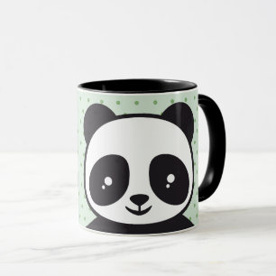 Kindertasse Pandabär - grün    Tasse