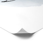 Kindertaufe Heiliges Kreuz Begrüßungszeichen Poster (Ecke)