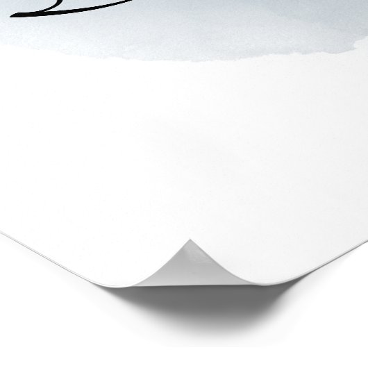 Kindertaufe Heiliges Kreuz Begrüßungszeichen Poster (Ecke)