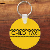 Kindertaxi Witziges Design für Väter/Mamas Schlüsselanhänger (Vorderseite)