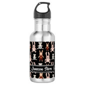 Kinderteddy Bären Cat Panda Bunny Toy Muster Edelstahlflasche (Vorderseite)