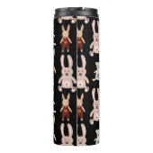 Kinderteddy Bären Cat Panda Bunny Toy Muster Thermosbecher (Rückseite)