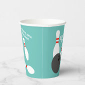 Kinderteller Bowling Geburtstagsfeier Zollpapierta Pappbecher (Rechts)