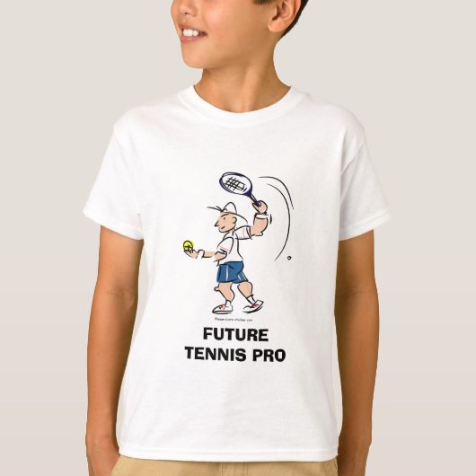 Kindertennis-T - Shirt-Design | Future tennis pro T-Shirt (Vorderseite)
