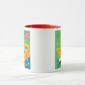 Kindertexas-Karte Tasse (Zentrum)