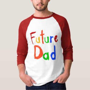 Kindertext-zukünftige Vater-T - Shirts und
