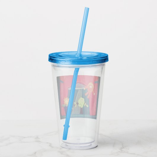 Kindertheater Acryltrinkbecher (Rückseite)