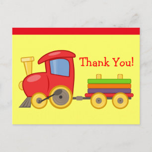 Kindertoilettenzug - Danke, Kinderspielzeug für Ca Postkarte