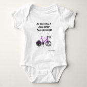 KinderTriathlon (Vater) Baby Strampler (Vorderseite)