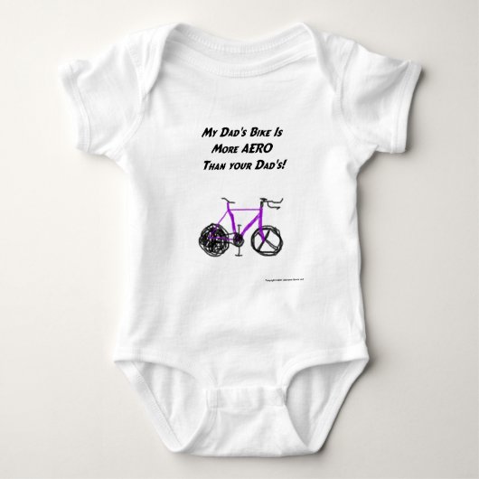 KinderTriathlon (Vater) Baby Strampler (Vorderseite)