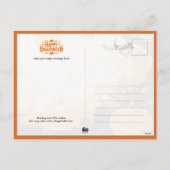 Kindertrick oder Behandlung zu Halloween Feiertagspostkarte (Rückseite)