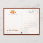 Kindertrick oder Behandlung zu Halloween Feiertagspostkarte (Rückseite)