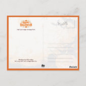 Kindertrick oder Behandlung zu Halloween Postkarte (Rückseite)