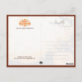 Kindertrick oder Behandlung zu Halloween Postkarte (Rückseite)