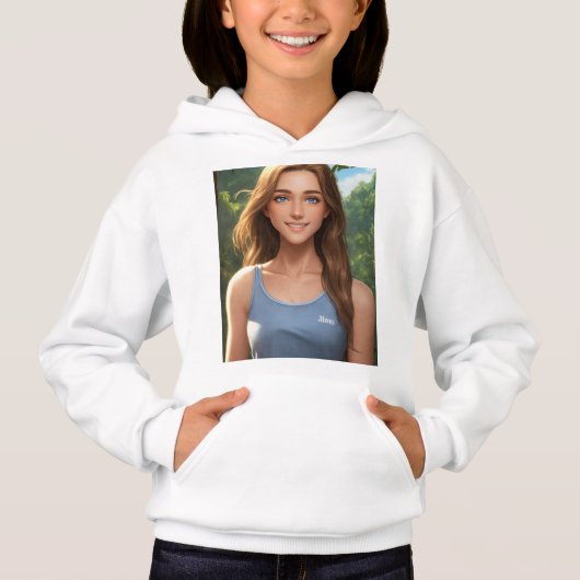 Kindertuch Hoodie (Vorderseite)