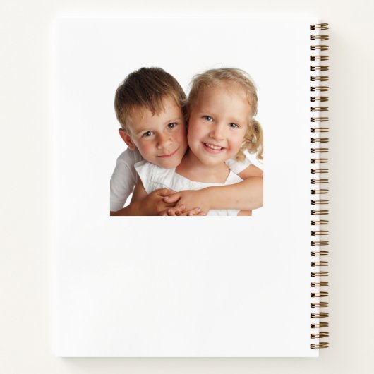 Kindertypografie im Kinderbuch Notizblock (Rückseite)