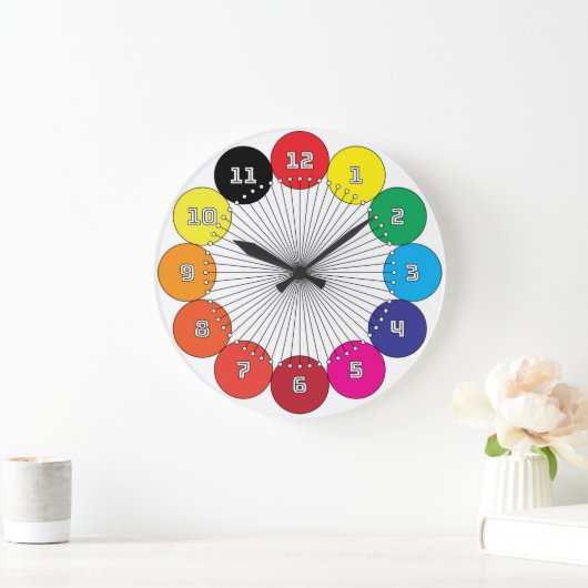 Kinderuhr farbig große wanduhr (Zuhause)