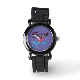 Kinderuhr Jesus liebt dich Armbanduhr