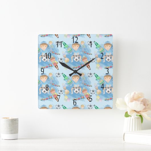 Kinderuhr, Kleine Junge Uhr (Zuhause)