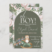 Kinderuhu mit Choo-Choo-Zug (Vorne/Hinten)