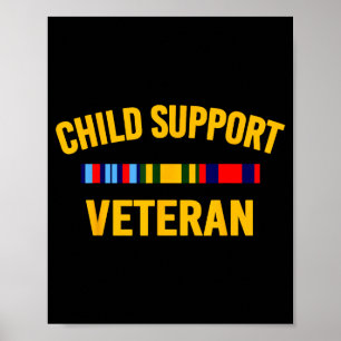 Kinderunterstützung Veteranen-Shirts Patriots Vete Poster