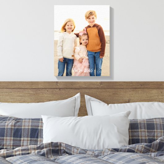 Kinderurlaub Foto Leinwanddruck (Insitu (Schlafzimmer))