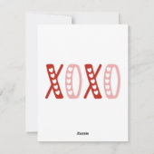 Kindervalentinkarte, personalisiertes Valentin, Cu Feiertagskarte (Rückseite)