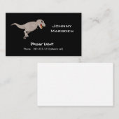 KinderVisitenkarte-Dinosaurier-Experte Telefonnummerkarte (Vorne/Hinten)