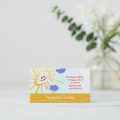 KinderVisitenkarte Visitenkarte (Stehend Vorderseite)