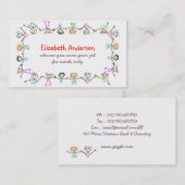 KinderVisitenkarte Visitenkarte (Vorne/Hinten)