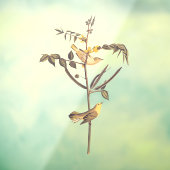 Kindervogel Fensteraufkleber (Blatt 3)