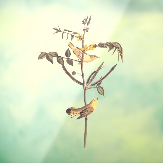 Kindervogel Fensteraufkleber (Blatt 3)