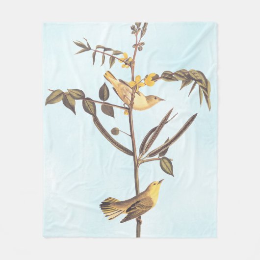 Kindervogel Fleecedecke (Vorderseite)