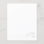 Kindervoraussagen & Ratschläge - Baby's Cold Outsi Flyer (Hinten)