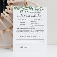 Kindervoraussagen und Ratschläge Kinderdusche Part