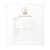 Kindervorausschauungsspiel Neues Kapitel beginnt a Notizblock (Vorderseite)