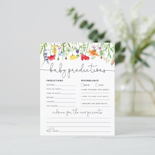 Kindervorhersagen Ratgeber Wildblumen Spiel (Stehend Vorderseite)