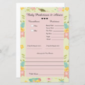 Kindervorhersagen und Ratschläge (Vorne/Hinten)