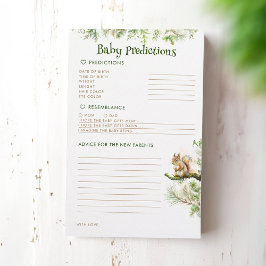 Kindervorhersagen und Ratschläge für Waldtiere