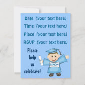 Kindervorschule / Kindergarten Einladung (Rückseite)