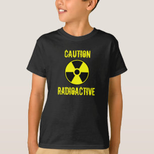 Kindervorsicht-radioaktiver T - Shirt